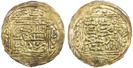 OTTOMAN EMPIRE: Murad III, 1574-1595, AV dinar (4.18g), [Tilimsan], AH995, A-1331, clearly dated in both obverse & reverse margins, VF-EF, R. 
Estima...