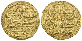 OTTOMAN EMPIRE: Murad IV, 1623-1640, AV sultani (3.45g), Halab, AH1032, A-1369, Damali-HP-A1b, bold strike from well worn dies, VF-EF, R, ex Ahmed Sul...