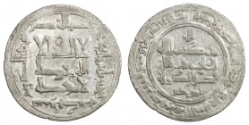 QARAKHANID: Ibrahim b. Nasr, 1017-1040, AR dirham (3.41g), Samarqand, AH431, A-3324, ruler cited as Fakhr al-Dawla and Buri-Tegin, superb strike, EF, ...