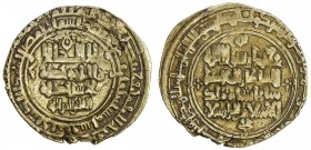 GREAT SELJUQ: Alp Arslan, 1058-1063, pale AV dinar (3.46g), Marw, AH460, A-1671, excellent strike for this type, bold mint & date, VF, R. 
Estimate: ...