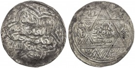 CHAGHATAYID KHANS: Tughluq Timur, 1359-1364, AR dinar (7.90g), Badakhshan, AH764, A-2011, Zeno-237440 (this piece), mint name in obverse margin, date ...
