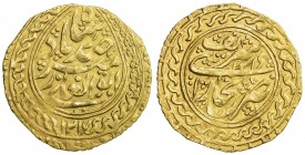 MANGHIT OF BUKHARA: Haidar, 1800-1826, AV tilla (4.49g), Bukhara, AH1216//1216, A-3029.1, VF.
Estimate: $300 - $375