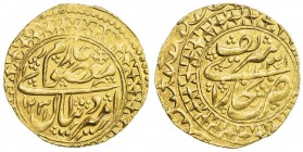 MANGHIT OF BUKHARA: Haidar, 1800-1826, AV tilla (4.56g), Bukhara, AH1231//1231, A-3030.1, EF.
Estimate: $350 - $400