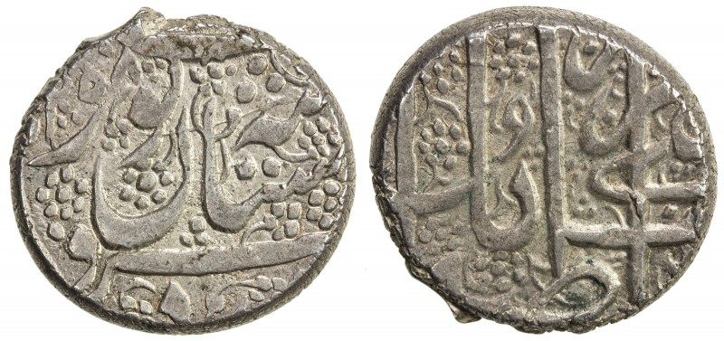DURRANI: Shahpur Shah, 1842, AR rupee (9.40g), Kabul, AH1258, A-3149, one of the...