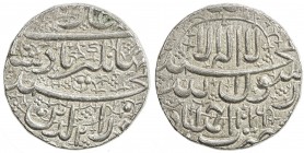 MUGHAL: Jahangir, 1605-1628, AR jahangiri rupee (13.74g), Ahmadabad, AH1016 year 2, KM-155.2, lovely EF.
Estimate: $140 - $180