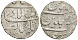 MUGHAL: Shah Alam Bahadur, 1707-1712, AR rupee (11.38g), Parenda, AH1120 year 2, KM-348.31, clear mint & date, choice EF, R, ex Michael Sarnefors Coll...