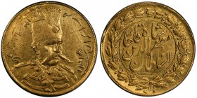 IRAN: Muzaffar al-Din Shah, 1896-1907, AV toman, Tehran, AH1318, KM-995, PCGS graded MS61.
Estimate: $350 - $400