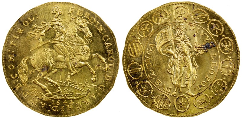 AUSTRIA: Republic, AV 2 ducat (6.92g), 1963, Bruce-XM29, AGW 0.2193, restrike of...