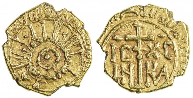 SICILY: William I, 1154-1166, AV tari (1.49g), AH55x, Spahr-82, pellet in center...