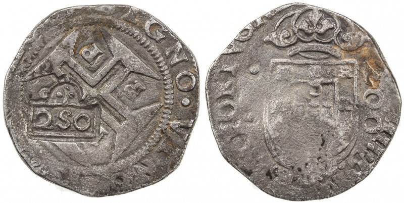 PORTUGAL: Afonso VI, 1656-1667, AR 250 reis (10.90g), ND (1663), KM-435.3, Gomes...