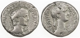 ROMAN EMPIRE: Claudius, 41-54 AD, BI tetradrachm (13.24g), Alexandria, RY 2 (41/2 AD), RPC-5117, Dattari-114, laureate bust of Claudius right, regnal ...