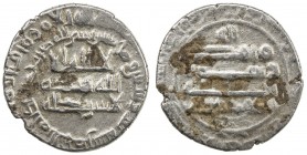 ABBASID: al-Mu 'tamid, 870-892, AR dirham (2.52g), Banjhir, AH263, A-240.10, without any heir, actually a Banijurid or Samanid issue struck anonymousl...