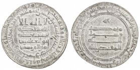 ABBASID: al-Muqtadir, 908-932, AR dirham (4.12g), Surra man Ra 'a, AH297, A-246.2, mint name re-engraved over the city name Suq al-Ahwaz, VF-EF, RR. ...