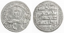 SELJUQ OF RUM: Kaykhusraw II, 1236-1245, AR dirham (2.98g), Sivas, AH638, A-1218, lion & sun motif, magnificent strike, perfectly centered, EF-AU.
Es...