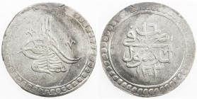 TURKEY: Selim III, 1789-1807, AR 2 kurush, Islambul, AH1203 year 16, KM-504, EF-AU.
Estimate: $65 - $85