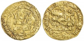 GHAZNAVID: Mahmud, 999-1030, AV dinar (4.54g), Nishapur, AH411, A-1606, slightly crinkled, choice VF.
Estimate: $200 - $250