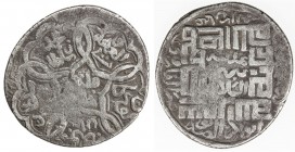 TIMURID: Timur (Tamerlane), 1370-1405, AR tanka (6.02g), Madinat al-Salam Tabriz, AH(80)3, A-2387, citing the deceased overlord Mahmud and the designa...