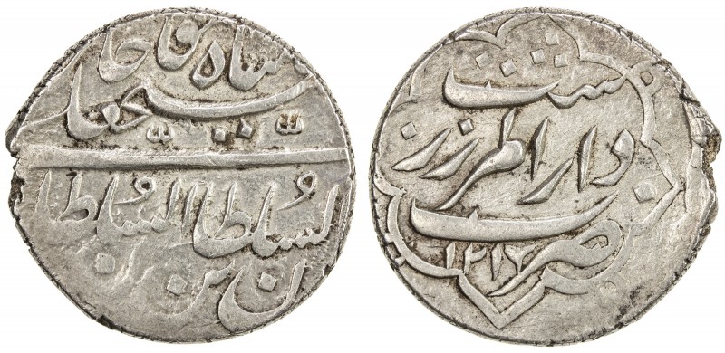 QAJAR: Fath 'Ali Shah, 1797-1834, AR riyal (10.32g), Rasht, AH1217, A-2878, bold...