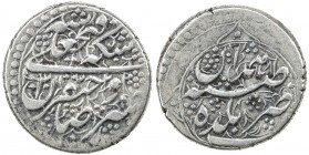 QAJAR: Fath 'Ali Shah, 1797-1834, AR qiran (6.86g), Hamadan, DM, A-2894, type E, with mint epithet baldat tabbat, "excellent city", date off flan, cho...