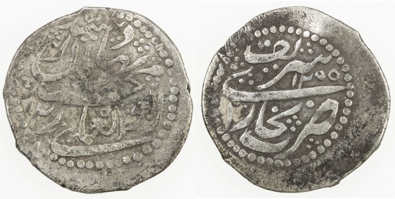 JANID: Abu 'l-Ghazi Khan, 1758-1785, AR tanka (tenga) (2.87g), Bukhara, AH1200//...