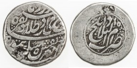 DURRANI: Taimur Shah, 1772-1793, AR rupee (11.03g), Balkh, year 15, A-3100, with the mint epithet umm al-bilad, "the mother of cities", mount removed,...