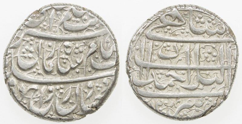 DURRANI: Shah Zaman, 1793-1801, AR rupee (11.61g), Ahmadshahi, AH1208, A-3108, s...