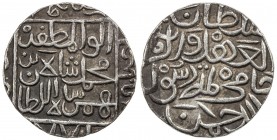 BAHMANID: Muhammad I, 1359-1375, AR tanka (10.99g), Ahsanabad, AH771, G-BH27, 1 small testmark, very clear date, EF.
Estimate: $90 - $120