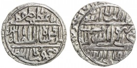 BENGAL: Rukn al-Din Barbak, 1459-1474, AR tanka (10.47g), ND, G-B549, so-called "three chamber" type, probably with a mint name in the obverse margin,...