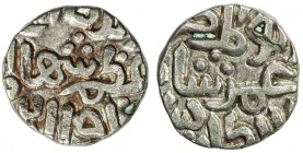 DELHI: Shihab al-Din 'Umar, 1316, BI 6 gani (3.49g), NM, ND, G-D242, bold VF, R. 
Estimate: $100 - $130