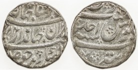 MUGHAL: Jahandar, 1712-1713, AR rupee (11.43g), Tatta, AH1124 year one (ahad), KM-364.20, excellent example for this mint, VF.
Estimate: $90 - $120