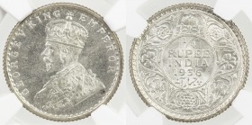 BRITISH INDIA: George V, 1910-1936, AR ¼ rupee, 1936(c), KM-518, great luster, NGC graded MS64.
Estimate: $40 - $60