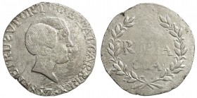 GOA: Pedro V, 1853-1861, AR rupia (10.91g), 1857, KM-279, some weakness on the reverse, as struck, EF.
Estimate: $110 - $150