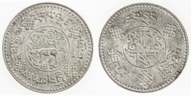 TIBET: AR 3 srang, BE16-8 (1934), Y-25, L&M-659, snow lion left looking up, hairlines, EF-AU.
Estimate: $40 - $60