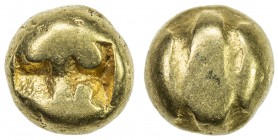 BRUNEI: Anonymous, ca. 900-1000, AV kupang (5 ratti) (0.62g), globular ingot with a single punch bearing a crescent and point, Fine. It has been sugge...