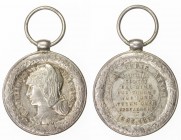 FRENCH INDOCHINA: French Colony, AR medal (14.98g), 1885, Barac-284, Dorling-424, 30mm silver decoration for the campaigns of 1883-1885, Paris Mint: h...