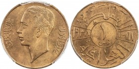 IRAQ: Ghazi I, 1933-1939, AE fils, 1938/AH1357, KM-102, PCGS graded MS66 RD.
Estimate: $75 - $100