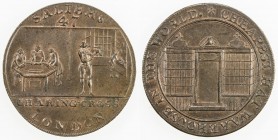 GREAT BRITAIN: Middlesex, AE halfpenny token (10.11g), ND (ca. 1795), D&H-Middlesex 473, Salter 's, hatmakers working with SALTER 'S / 47 above and CH...