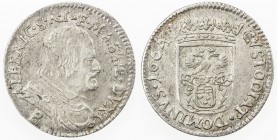 MASSA DI LUNIGIANO: Alberico II Cybo Malaspina, 1662-1667, AR 8 bolognini, 1664, KM-38, Camm-226, bust right, 8 below // crowned arms, VF-EF.
Estimat...