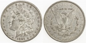 UNITED STATES: AR dollar (26.73g), 1891-CC, VF, Carson City mint.
Estimate: $80 - $100