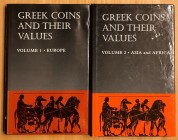 Sear, David R., Greek Coins and their Values: Volumes 1 & 2, Volume 1: Europe. B. A. Seaby, Ltd., London, 1997, 316 pages, photos throughout, hardcove...