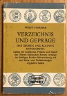 Stuermer, Wolff, Verzeichnis und Gepräge, Originally published in Leipzig, 1572, reprinted by Transpress VEB Verlag fuer Verkehrswesen, Berlin, 1979, ...
