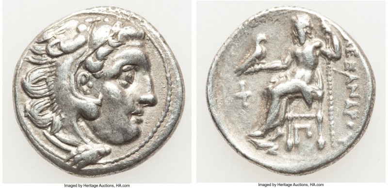 MACEDONIAN KINGDOM. Alexander III the Great (336-323 BC). AR drachm (18mm, 4.39 ...