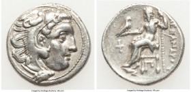 MACEDONIAN KINGDOM. Alexander III the Great (336-323 BC). AR drachm (18mm, 4.39 gm, 12h). Choice VF. Early posthumous issue of Colophon, ca. 310-301 B...