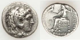 MACEDONIAN KINGDOM. Philip III Arrhidaeus (323-317 BC). AR tetradrachm (26mm, 16.59 gm, 10h). VF, brushed. Lifetime issue of Babylon, ca. 323-317 BC. ...