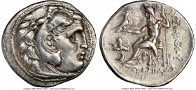 THRACIAN KINGDOM. Lysimachus (305-281 BC). AR drachm (19mm, 12h). NGC Choice XF. Lifetime issue of Colophon, ca. 301-297 BC. Head of Heracles right, w...