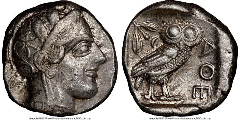 ATTICA. Athens. Ca. 440-404 BC. AR tetradrachm (24mm, 17.17 gm, 10h). NGC Choice...