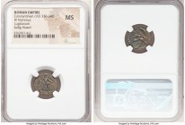 Constantinople Commemorative (ca. AD 330-340). AE3 or BI nummus (17mm, 6h). NGC MS. Lugdunum, 1st officina, ca. AD 332, struck under Constantine I to ...