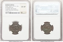 Constantius Gallus, as Caesar (AD 351-354). BI centenionalis (22mm, 11h). NGC Choice VF. Nicomedia, 5th officina. D N FL CL CONSTANTIVS NOB CAES, bare...