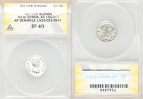 ANCIENT LOTS. Roman Imperial. Julia Domna (AD 193-217). Lot of six (6) AR denarii. ANACS XF 40. Includes: various types of Julia Domna denarii. Total ...