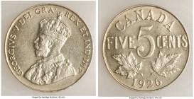 George V "Far 6" 5 Cents 1926 AU50 ICCS, Ottawa mint, KM29.

HID09801242017

© 2020 Heritage Auctions | All Rights Reserved